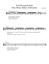 Noel! – percussion part